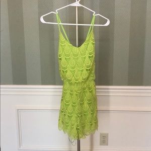 COPY - NWT Lime Mojito Cross Cross Back Romper